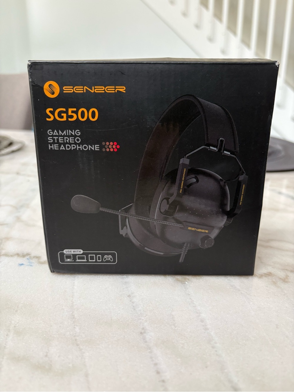 SENZER SG500 Gaming Headset w/ Microphone & Original Box